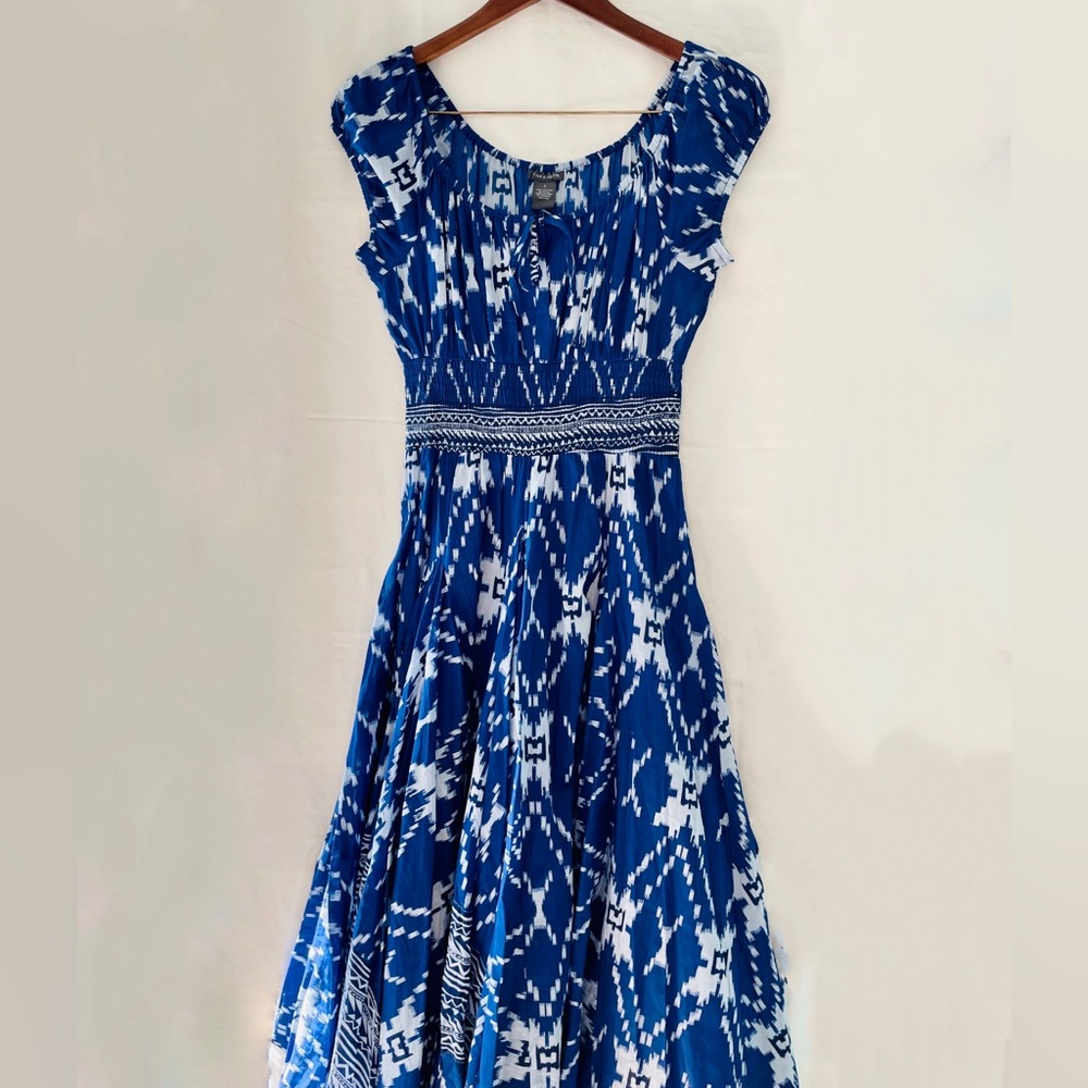 NWT Women’s Chelsea & Theodore Aztec Printed Maxi Dress